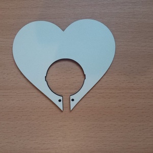 Set 20 blank-uri, forma inima, pentru martisor dulce. 9.5x8.5 cm. - accessorii și unelte - accesorii decorative - alte accesorii - Artynos.ro