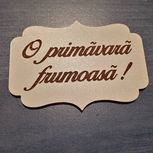 Set 10 placute gravate cu mesajul: O primavara frumoasa - accessorii și unelte - accesorii decorative - alte accesorii - Artynos.ro