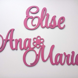 Text personalizat. Nume pentru botez, nunta, aniversare sau alte evenimente - casă & stil de viață - accesorii de grădină - plăcuțe cu nume  - Artynos.ro