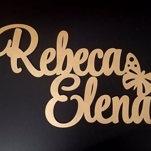 Text personalizat. Nume pentru botez, nunta, aniversare sau alte evenimente - casă & stil de viață - accesorii de grădină - plăcuțe cu nume  - Artynos.ro