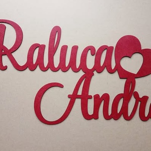 Text personalizat. Nume pentru botez, nunta, aniversare sau alte evenimente - casă & stil de viață - accesorii de grădină - plăcuțe cu nume  - Artynos.ro