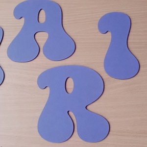 Set 5 litere personalizate. - Artynos.ro