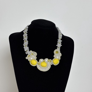 The Elegance of the Empress � Colier statement realizat manual, Accesorii nunta, Amintiri si cadouri de nunta, Cadou nunta, Set de ceremonie, Broderie, ARTYNOS