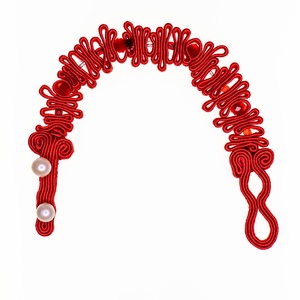 Love Is Eternal  este o bratara rosie, realizata manual in tehnica soutache. , Bijuterii, Bratari, Bratari impletite, Broderie, Confectionarea bijuteriilor, ARTYNOS