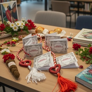 Cartišor /martisor tip carte, Bijuterii, Martisor, Arta de hartie, ARTYNOS