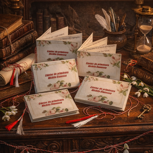 Căr�išor /martisor tip carte - bijuterii - mărțișor - Artynos.ro