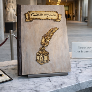 Carte de impresii - accesorii nuntă - amintiri și cadouri de nuntă - carte de amintiri nuntă și carte oaspeți - Artynos.ro