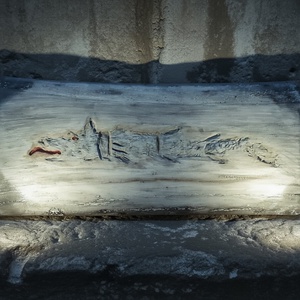 Lupul Dacic, Casa & Stil de viata, Decoratiuni de casa, Picturi murale, Arta de perete din lemn, Gravare, pirogravura, Pictura, ARTYNOS