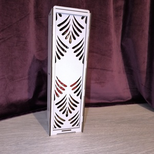 Cutie din lemn pentru sticlă  Ambalaj cadou premium, lucrat manual, personalizabil cu gravură - accessorii și unelte - lemn - cutie - Artynos.ro