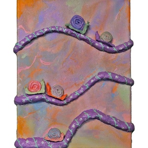Tablou Utopia, Arte vizuale și accesorii , Picturi, Picturi în tehnică mixtă, Pictură, Ceramică, ARTYNOS