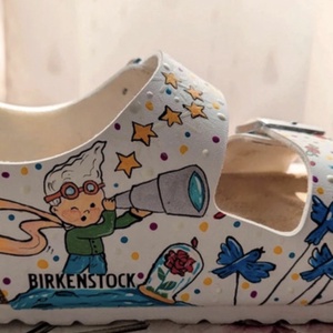 Sandale pictate Micul Print - Birkenstock - îmbrăcăminte și modă - pantofi, papuci, șosete - sandale - Artynos.ro