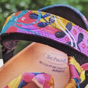 Sandale pictate Scholl - îmbrăcăminte și modă - pantofi, papuci, șosete - sandale - Artynos.ro