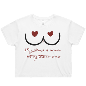 Chronic Iconic - tricou crop  - Artynos.ro