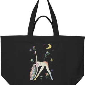 Midnight Yoga - Shopping Bag - genți și portofele - genți de mână și umăr - geantă mare - Artynos.ro