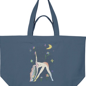 Midnight Yoga - Shopping Bag - genți și portofele - genți de mână și umăr - geantă mare - Artynos.ro