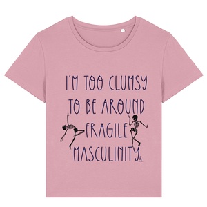 Clumsy Fragile T-shirt W, Imbracaminte si moda, Haine dama, Tricou si top de dama, Fotografie, grafica, desen, ilustratie, Tricou printat Clumsy Fragile.

Tricoul emblematic de dama De la Stanley Stella, cu guler rotund, d..., ARTYNOS