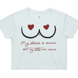 Chronic Iconic - tricou crop dama - îmbrăcăminte și modă - haine damă - tricou și top de damă - Artynos.ro