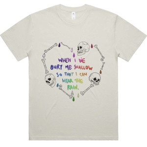 Burry Me Shallow rainbow - Tricou unisex - îmbrăcăminte și modă - haine damă - tricou și top de damă - Artynos.ro