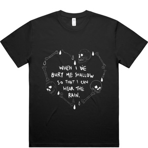 Burry Me Shallow - Tricou unisex, Imbracaminte si moda, Haine dama, Tricou si top de dama, Fotografie, grafica, desen, ilustratie, Tricoul Block Oversized “ Burry me Shallow ” printat DTG, este confectionat din bumbac cardat pre-m..., ARTYNOS