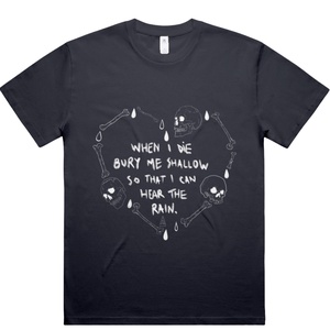 Burry Me Shallow - Tricou unisex - îmbrăcăminte și modă - haine damă - tricou și top de damă - Artynos.ro