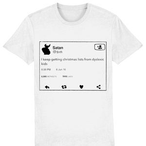 Satan Tweet - Tricou Unisex - Artynos.ro