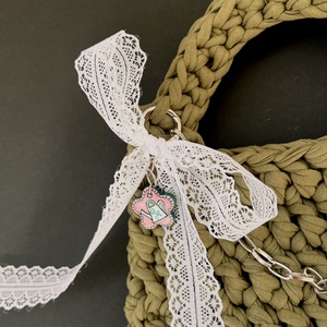 Geanta poseta crosetata cu accesorii  - genți și portofele - genți de mână și umăr - geantă casual - Artynos.ro