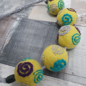 Colier  - bijuterii - coliere - coliere brodate - Artynos.ro