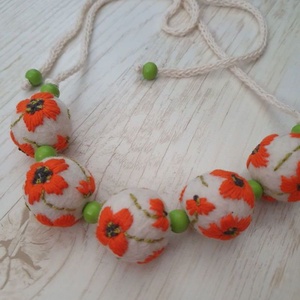 Colier , Bijuterii, Coliere, Coliere brodate, Fetruire, Broderie, ARTYNOS