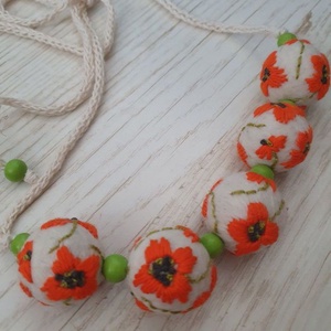 Colier  - bijuterii - coliere - coliere brodate - Artynos.ro