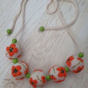 Colier  - bijuterii - coliere - coliere brodate - Artynos.ro