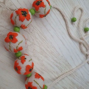 Colier  - bijuterii - coliere - coliere brodate - Artynos.ro