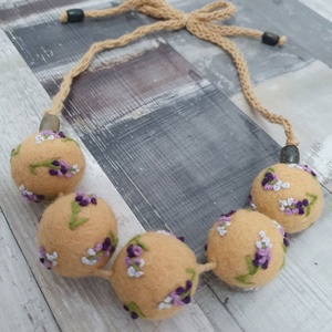 Colier , Bijuterii, Coliere, Coliere brodate, Fetruire, Broderie, ARTYNOS