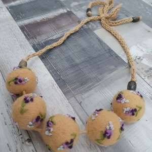 Colier  - bijuterii - coliere - coliere brodate - Artynos.ro