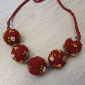 Colier , Bijuterii, Coliere, Coliere brodate, Fetruire, Broderie, ARTYNOS