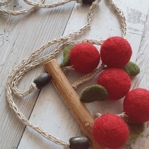 Colier cirese  - bijuterii - coliere - coliere cu pandative - Artynos.ro