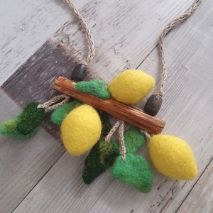 Colier lămâie  - bijuterii - coliere - coliere cu pandative - Artynos.ro