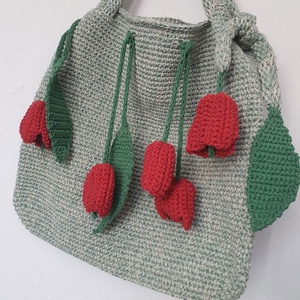 Geanta lalele , Genti si portofele, Genti de mana si umar, Geanta casual, , ARTYNOS