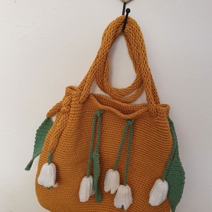 Geanta lalele  - genți și portofele - genți de mână și umăr - geantă casual - Artynos.ro