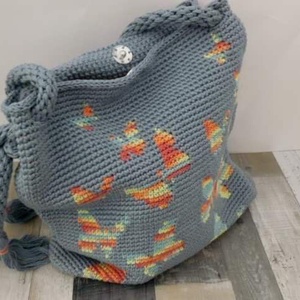 Geanta fluturi , Genti si portofele, Genti de mana si umar, Geanta casual, Crosetat, ARTYNOS