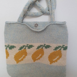 Geanta cu lamai, Genti si portofele, Genti de mana si umar, Geanta casual, Crosetat, ARTYNOS