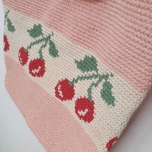 Geanta cu cirese  - genți și portofele - genți de mână și umăr - geantă casual - Artynos.ro