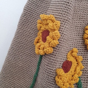 Geanta Floarea soarelui  - genți și portofele - genți de mână și umăr - geantă casual - Artynos.ro