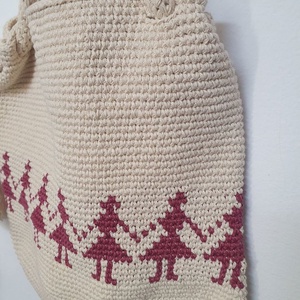 Geanta motiv tradițional hora - genți și portofele - genți de mână și umăr - geantă casual - Artynos.ro