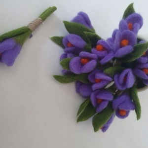 Brosa brandusa  - bijuterii - broșe - Artynos.ro