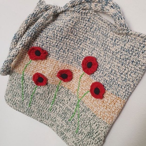 Geanta cu maci  - genți și portofele - genți de mână și umăr - geantă casual - Artynos.ro