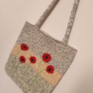 Geanta cu maci  - genți și portofele - genți de mână și umăr - geantă casual - Artynos.ro