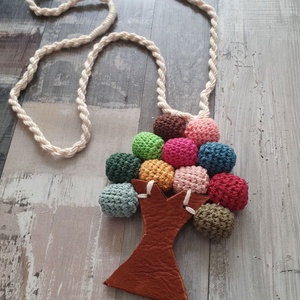 Colier copacel, Bijuterii, Coliere, Pandative, Crosetat, ARTYNOS