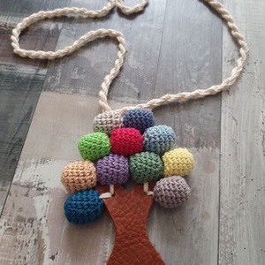 Colier copacel, Bijuterii, Coliere, Pandative, Crosetat, ARTYNOS