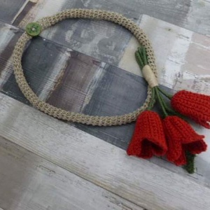 Colier lalele - bijuterii - coliere - pandative - Artynos.ro