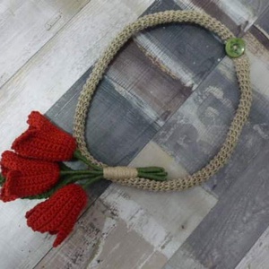 Colier lalele - bijuterii - coliere - pandative - Artynos.ro